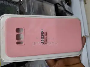 Silicone Galaxy S8 Plus Case, Cute Pink Liquid Silicone Gel