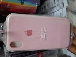 Pink Silicone Case for Apple iPhone XS / iPhone X