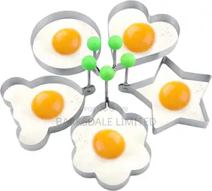 Egg Rings Stainless Steel Pancake Mold Non-Stick Maker Molds