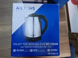 Ailyons Electric Cordless Stainless Steel Kettle - 2liter