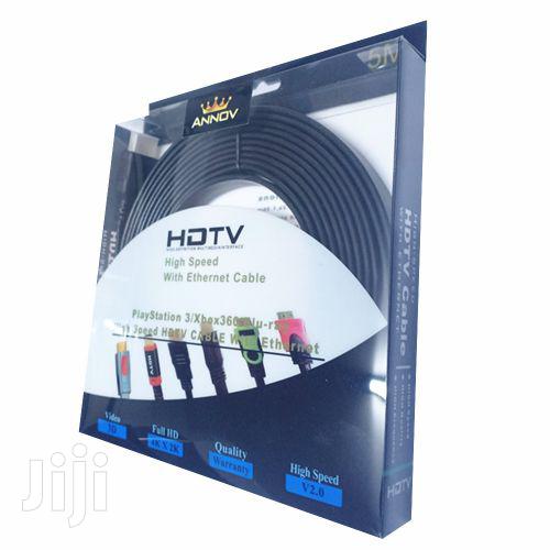 Annov 5M HDMI Flat Cable HD HDMI Cable High Speed