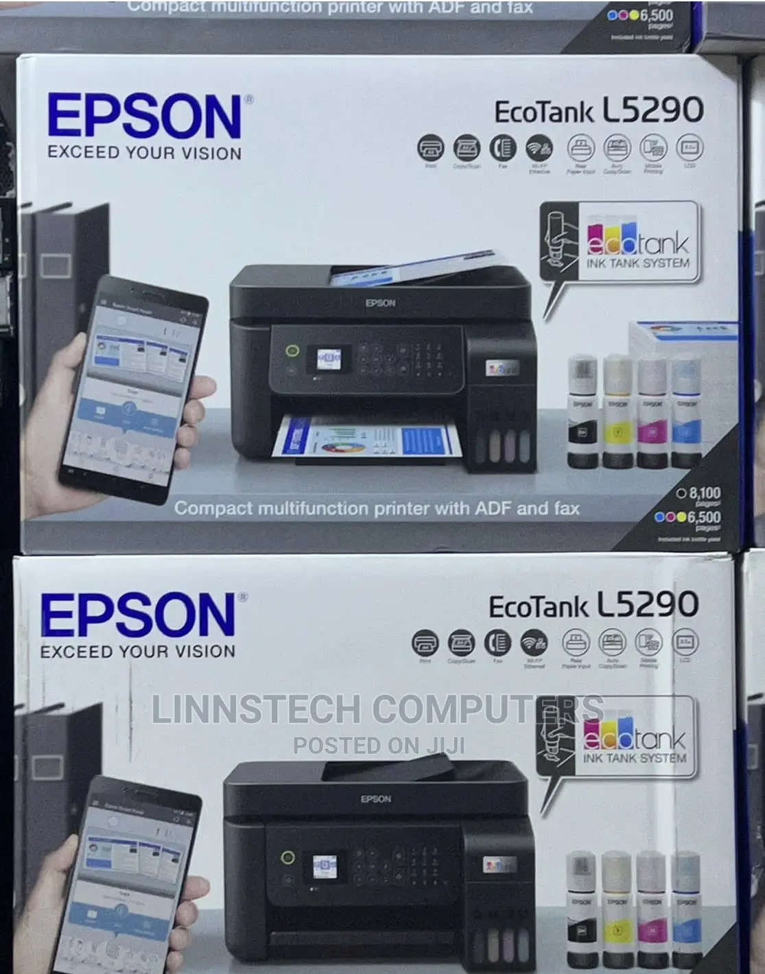 Epson Ecotank L5290 Multifunction Color Wi-Fi, ADF Printer