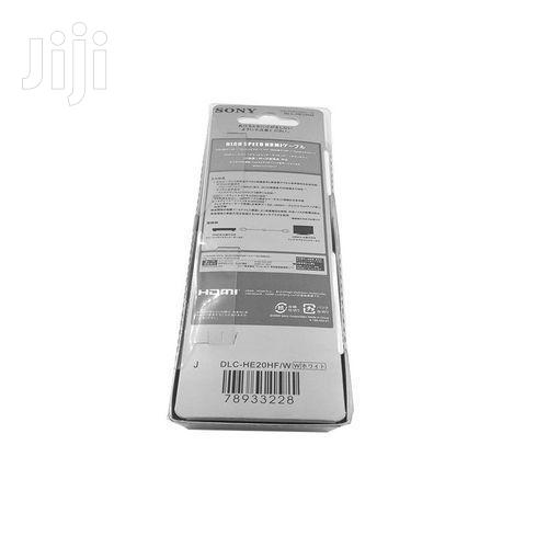 Sony HDMI To HDMI Cable (2 Mtrs) - Black