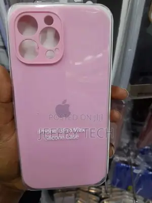 Vine iPhone 13 Pro Max Silicone Case- Peach