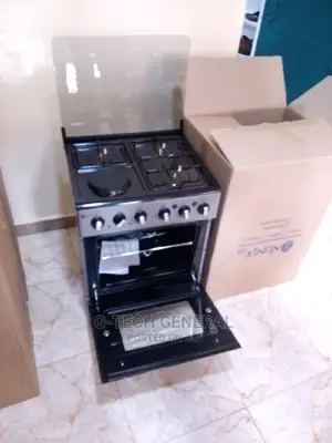 Nunix 60*60 3+1 Standing Cooker With Electric Oven-Silver