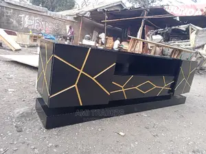 Black Golden TV Stand