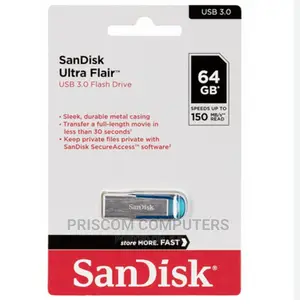 Flash Drive Disk 64GB (3.0 Speed Sandisk)