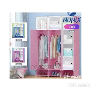 Nunix Strong Portable Plastic Wardrobe