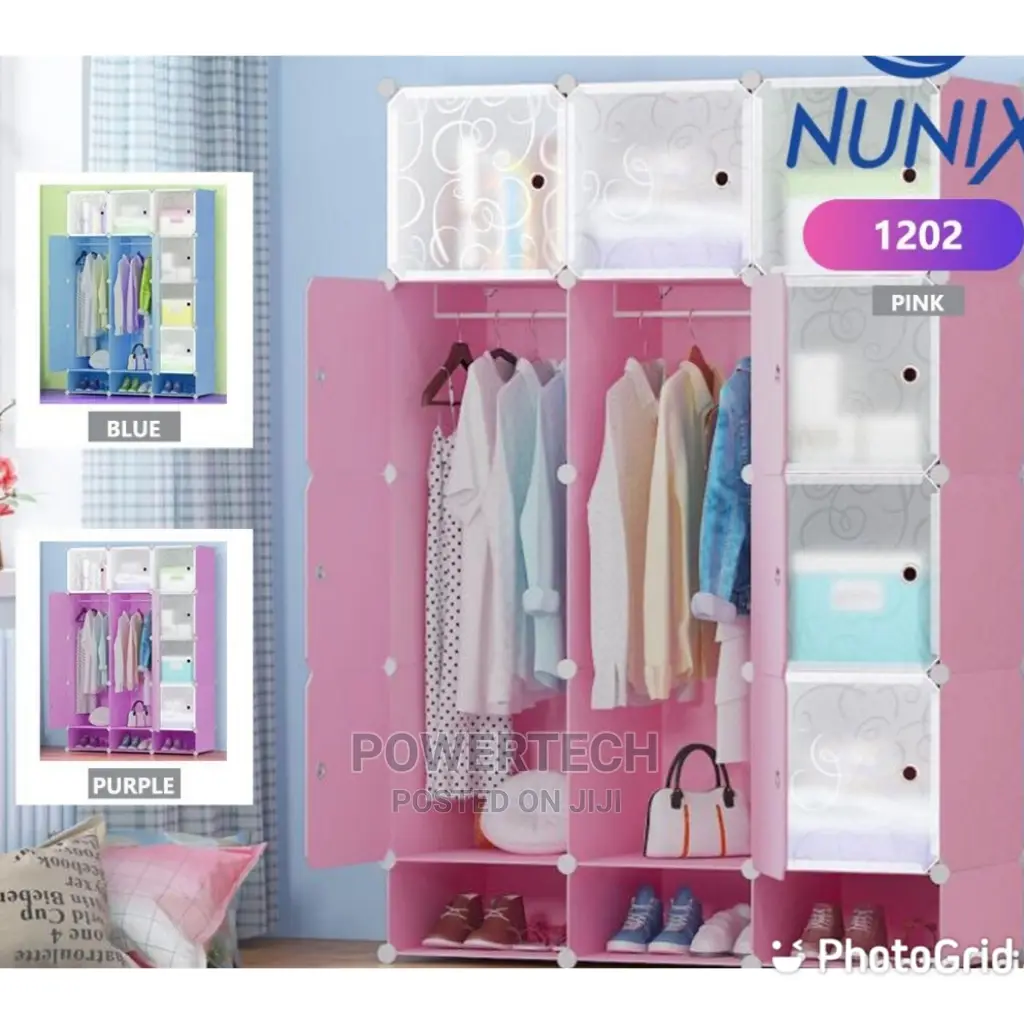Nunix Strong Portable Plastic Wardrobe
.