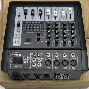 Max 4 Mixer With Power Amplifier Ph400 USB Stage Mixer