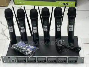 BNK ES600 Professional 6 Channels UHF Wireless Microphone