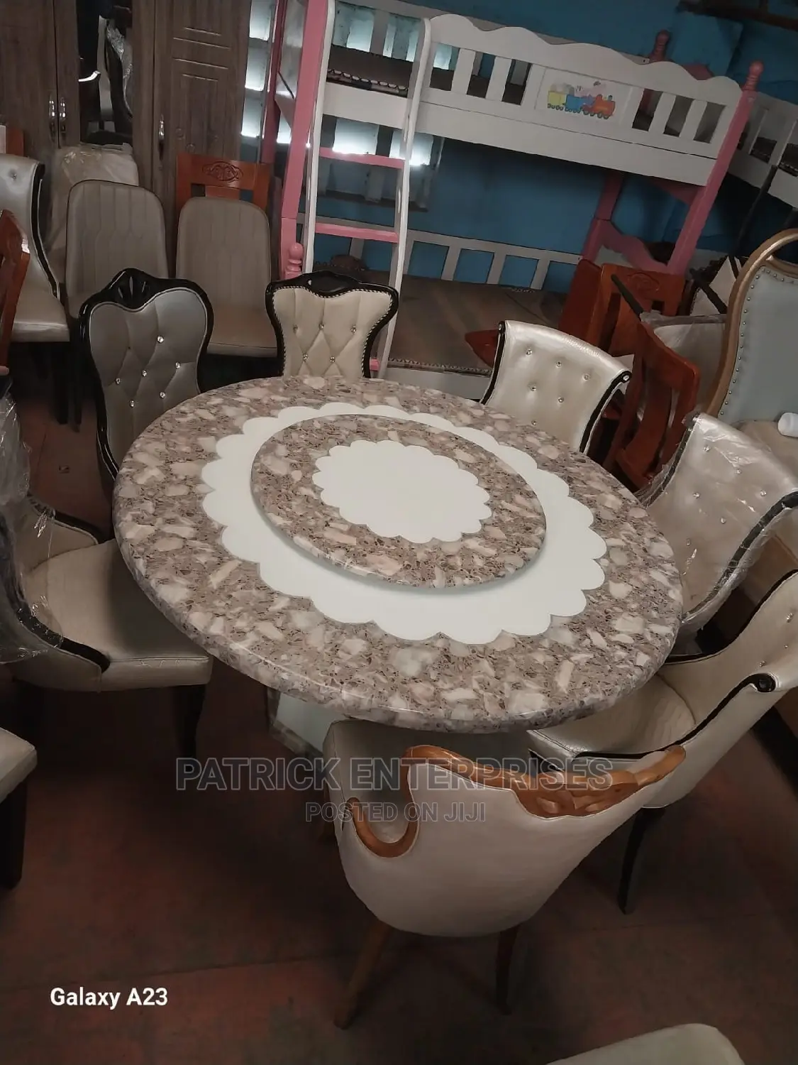 Imported Morden Marble Dinning Table 6 Seater