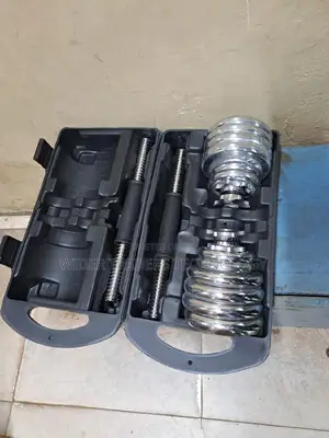 15kg Chrome Adjustable Dumbbell Set