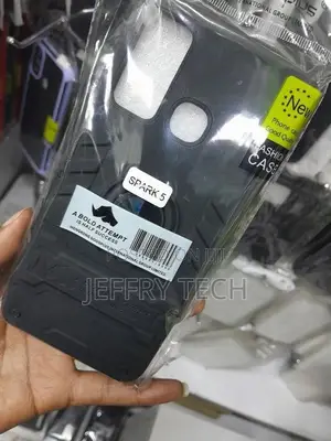 Pluscase for Tecno Spark 5 Shockproof Protective Case Wi