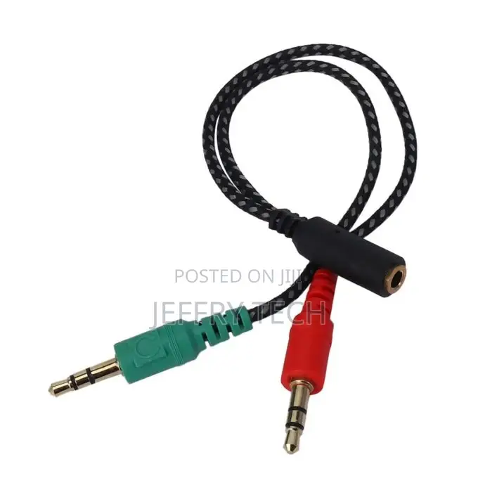 Headphone Splitter for Computer, Earphone Adapter for PC