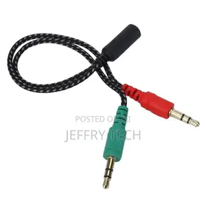 Headphone Splitter for Computer, Earphone Adapter for PC