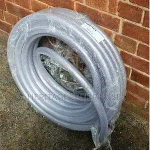 Water Hose Pipe, Clear Braided Pipe,1/2" X 50 MTS