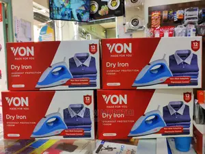 Von Dry Iron Box Non-Stick Sole