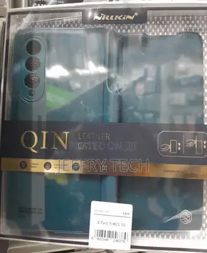Nillkin Case - Qin Leather Case, Galaxy Z Fold 3, Green