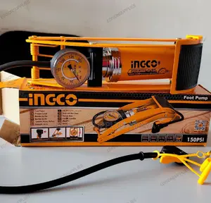 Ingco Foot Pump 150psi- Air Mattress, Tyres, Inflatable Pool
