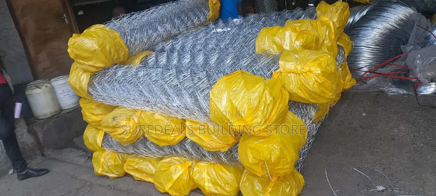 18mtrs Galvanized Chain-Link Mesh Wire;6ft