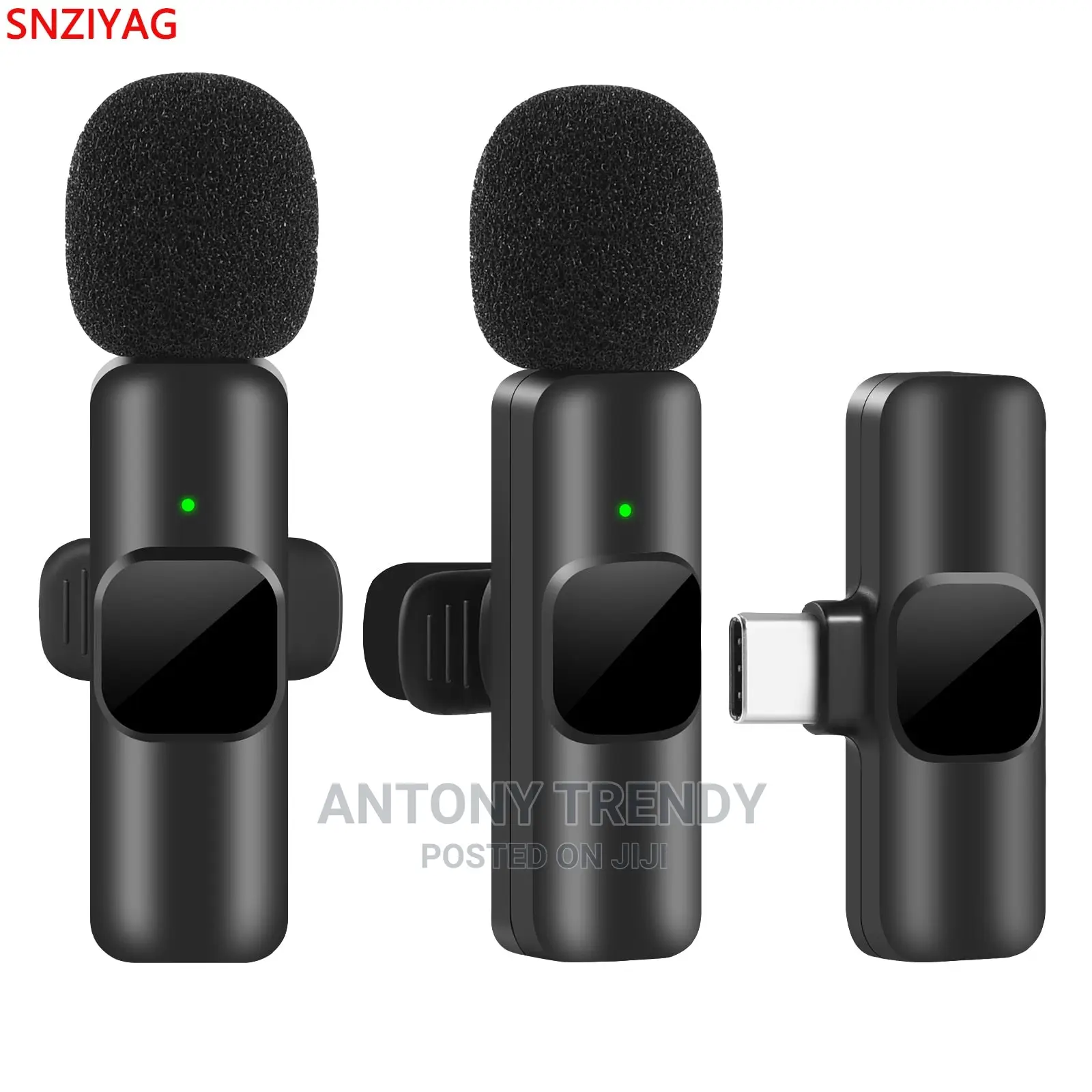 Phone Double Wireless Lavalier Microphone