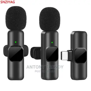 Phone Double Wireless Lavalier Microphone