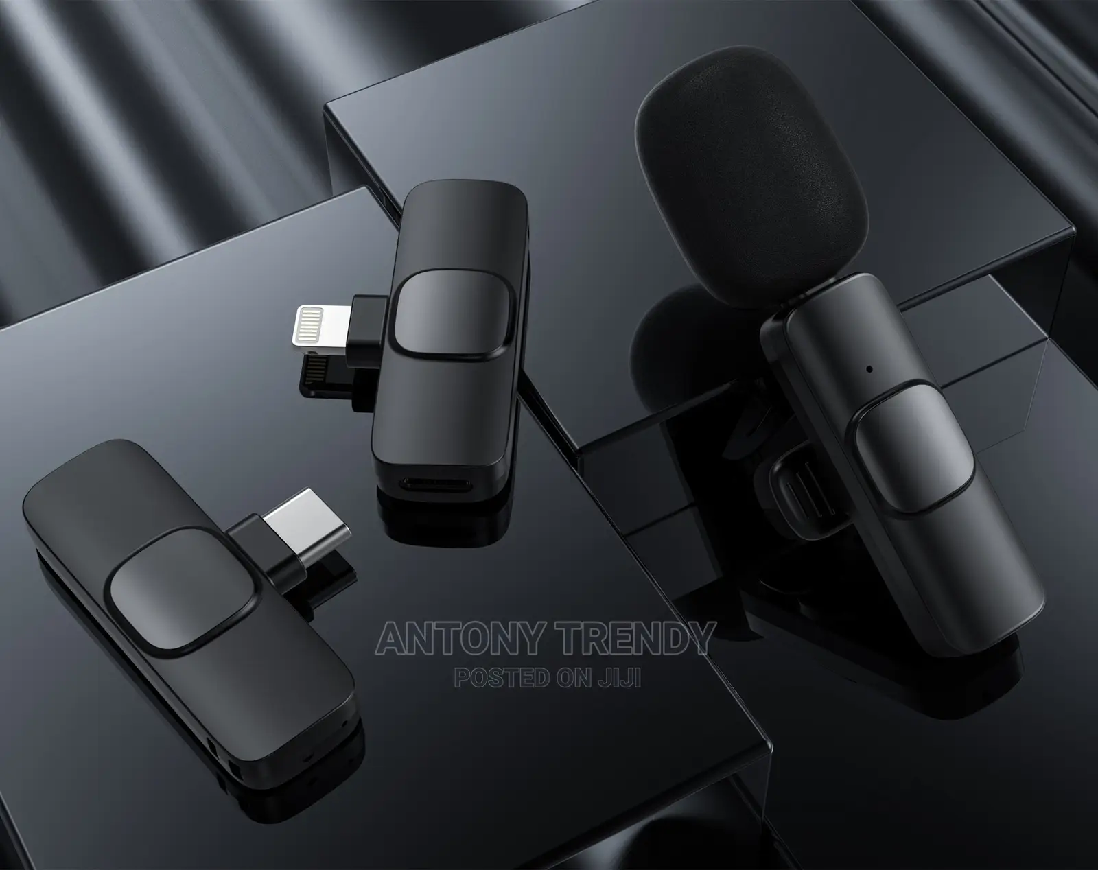 Phone Double Wireless Lavalier Microphone