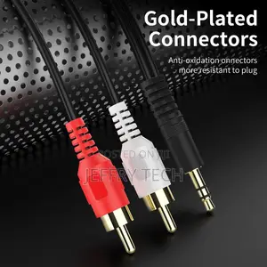 3.5mm to RCA Cable 5m, Abireiv 3.5mm TRS Male to 2RCA Male