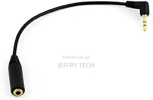 2.5mm Male to 3.5mm Female Headphone Jack AUX Audio Adapter