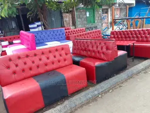 Club Couches Black/Red