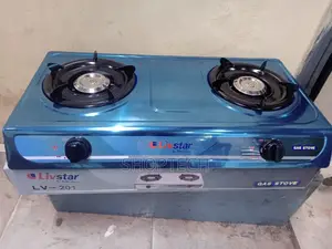 Livstar Gas Cooker/Stove Table Top Stainless Steel 2burner