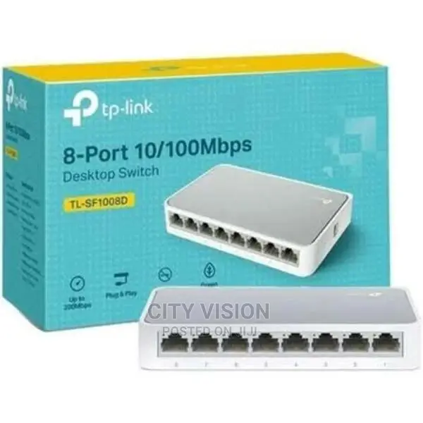 Tp-Link 8-Port 10/100mbps Desktop Switch - Tl-Ls1008