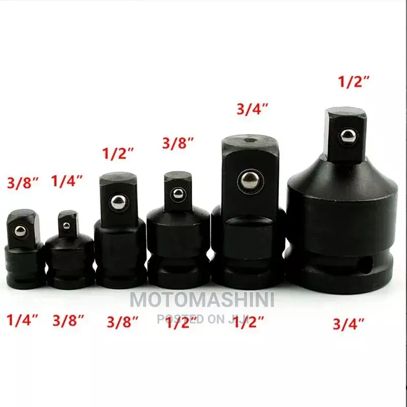 6 Piece Socket Spanner Adapter Set