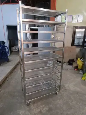 Stainless Steel Kitchen Rack (Kitchen Shelves).