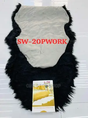 Black Car Dashboard Cover With Fur Material