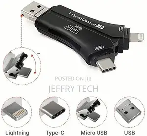 Card Reader USB 2.0 Type C Micro SD TF OTG Smart Memory Adap