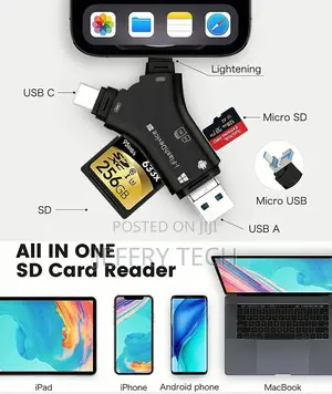 Card Reader USB 2.0 Type C Micro SD TF OTG Smart Memory Adap