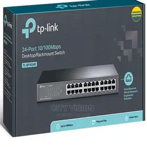 Tp-Link 24-Port 10/100mbps Desktop Switch - Tl-Sf1024d