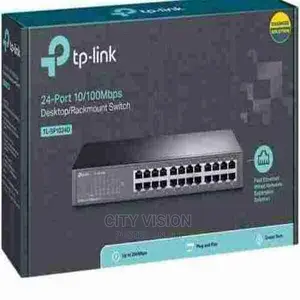 Tp-Link 24-Port 10/100mbps Rackmount Switch - Tl-Sf1024d