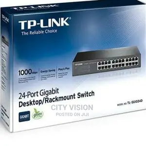 Tp-Link 24-Portmbps Desktop Rackmount Switch