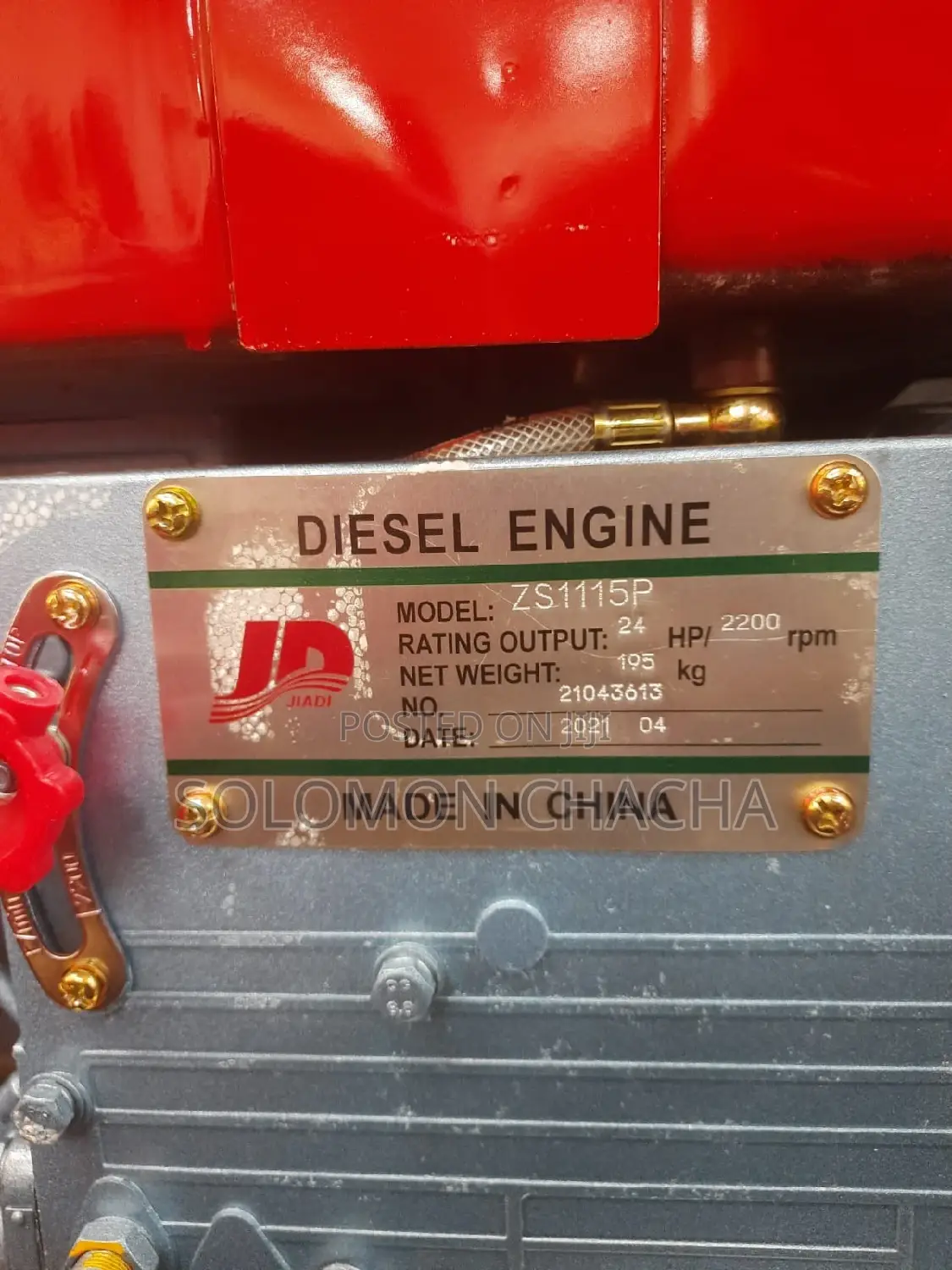 JIADI JD 24hp Diesel Engines Water Cooled