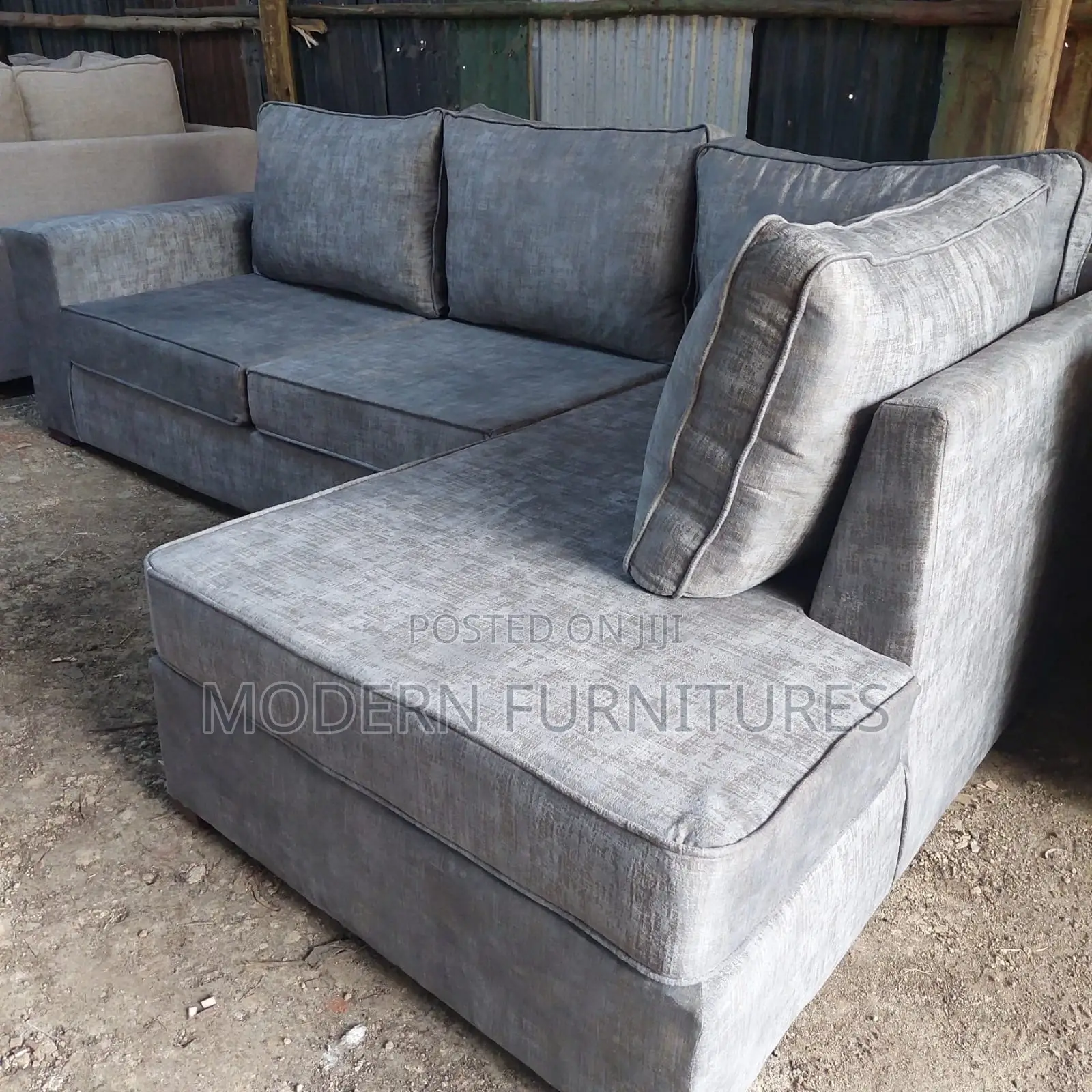 6 Seater L Seat Sofa