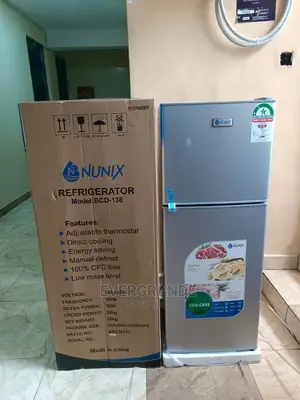 138 Litres Fridge Double Door Nunix