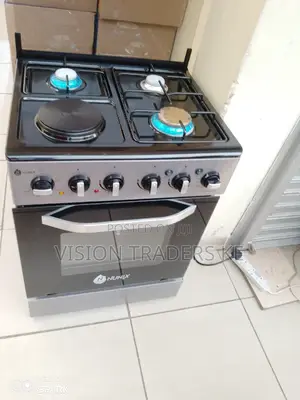 *Nunix 60*60 3+1 Standing Cooker With Electric Oven