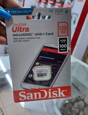 Sandisk Micro 128gb Memory Card Ultra 100mbps,Original