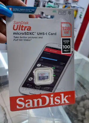 Sandisk Micro 128gb Memory Card Ultra 100mbps,Original