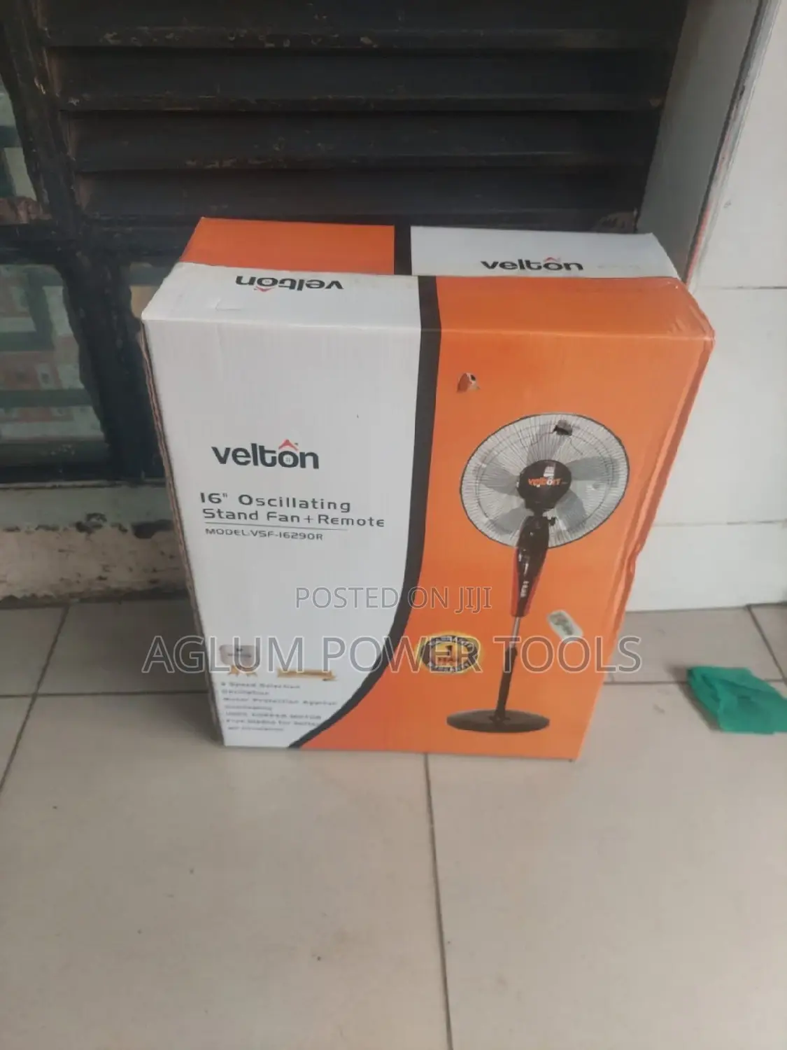 Velton Oscillating Stand Fan Remote Control