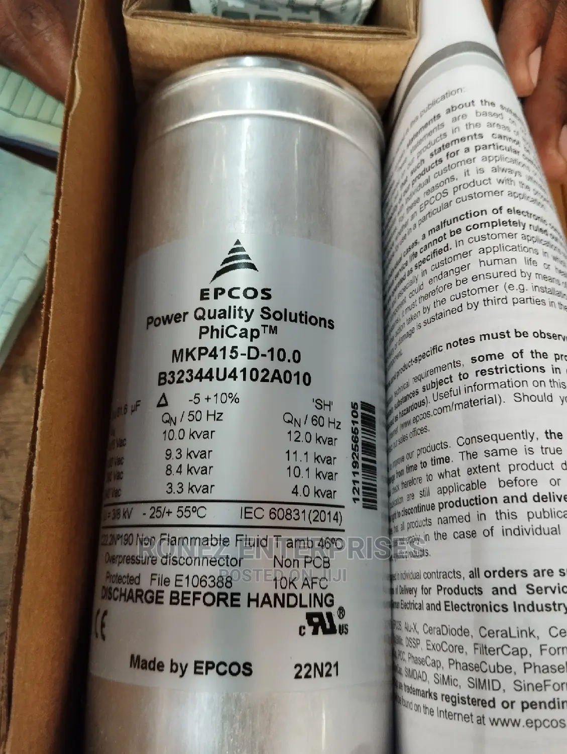 Capacitor 10kva