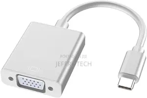 USB C to VGA Adapter, Thunderbolt 3 (Type-C) Male to VGA Fem
